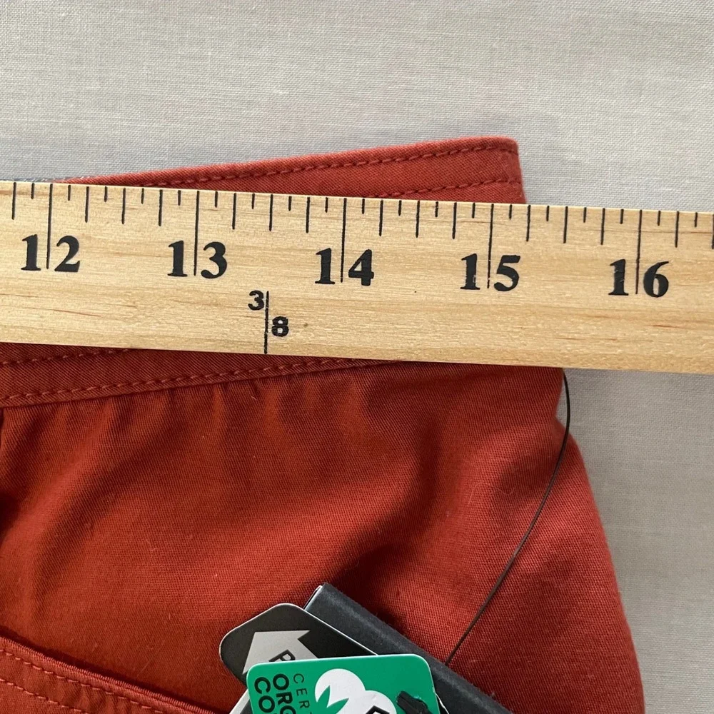 Black Diamond Women's 6 Credo Shorts Burnt Sienna Organic Cotton Stretch NEW - Picture 6 of 10